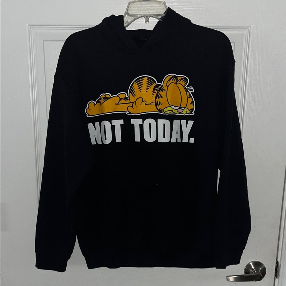 FINAL PRICE Nickelodeon Black Hoodie with Garfield Graphic